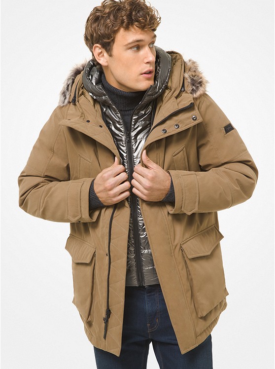 Michael Kors 2-in-1 Parka Jacken Herren Braun | Österreich-8817573