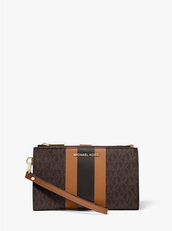 Michael Kors Adele Geldbörse Damen Braun Gelb Braun | Österreich-3848775