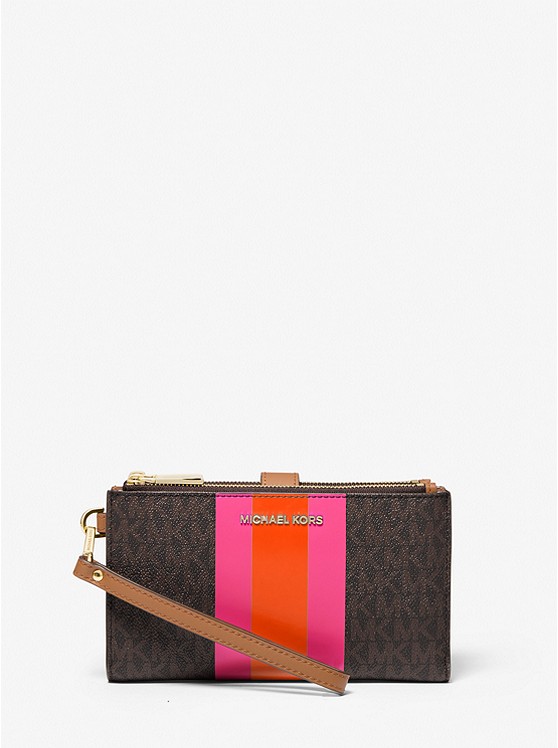 Michael Kors Adele Geldbörse Damen Hellrot | Österreich-4138897