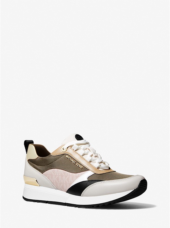 Michael Kors Allie Sportschuhe Damen Olivgrün | Österreich-4970731