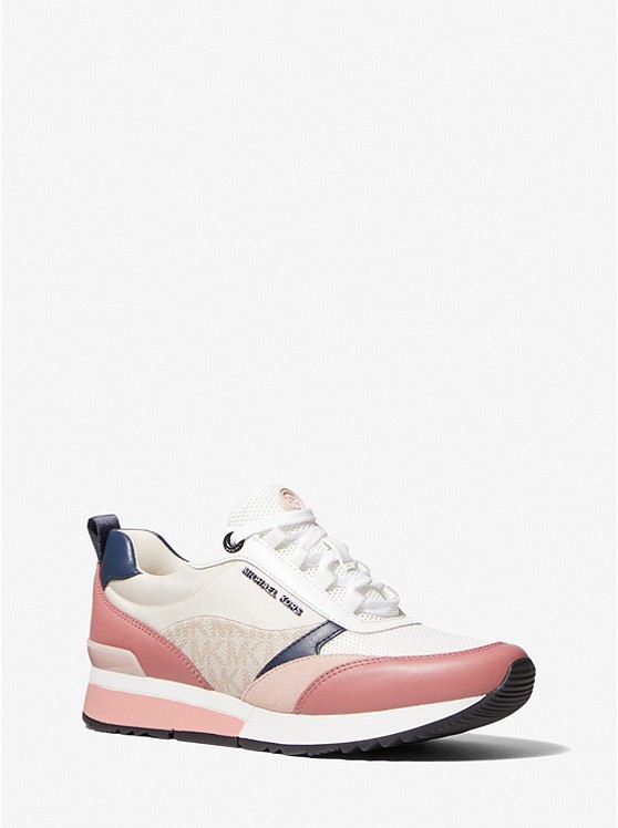 Michael Kors Allie Sportschuhe Damen Weiß Mehrfarbig | Österreich-8197075