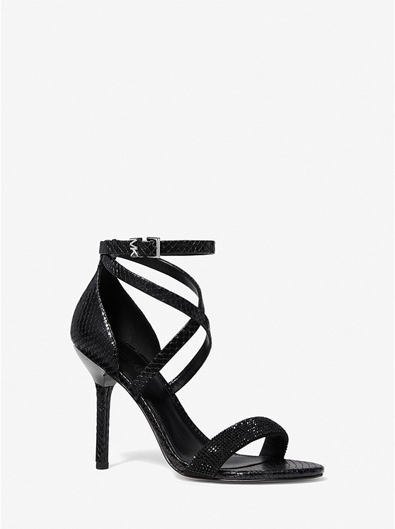Michael Kors Astrid Sandalen Damen Schwarz | Österreich-3488170
