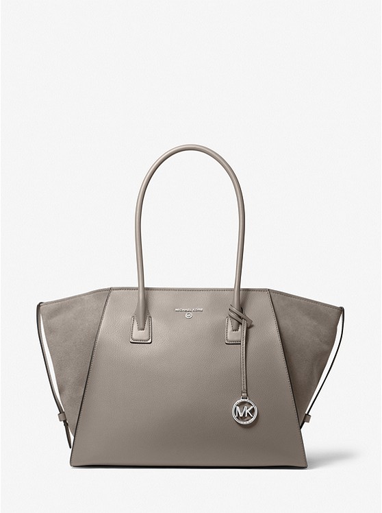 Michael Kors Avril Tragetaschen Damen Grau | Österreich-8718459