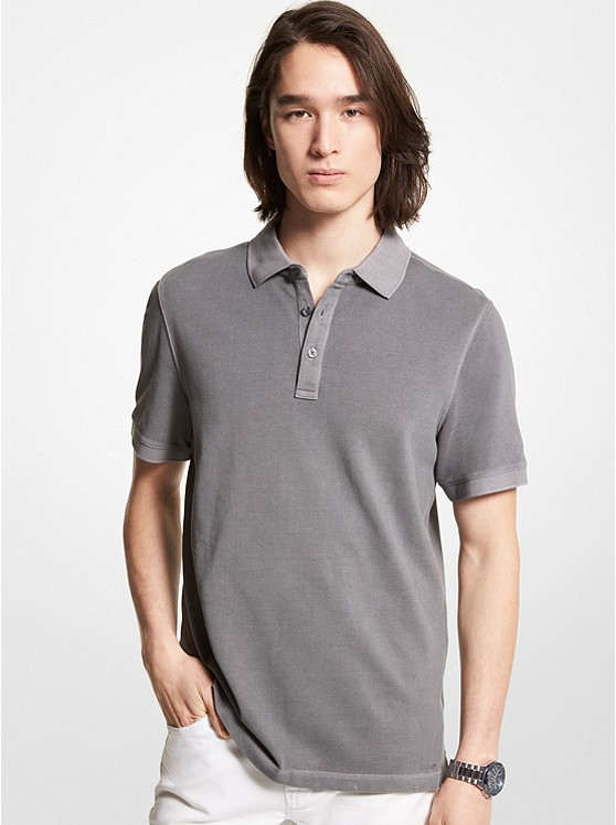 Michael Kors Baumwoll Polo Hemd Herren Grau | Österreich-7304987