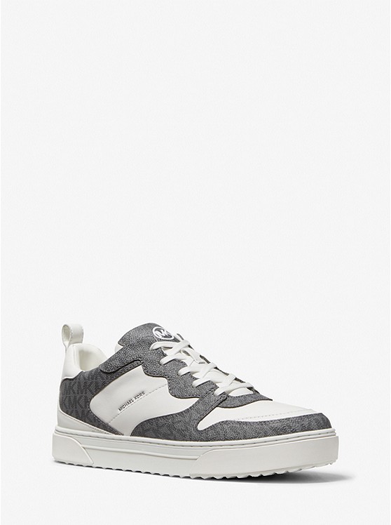 Michael Kors Baxter Sneakers Herren Weiß Grau | Österreich-0783795