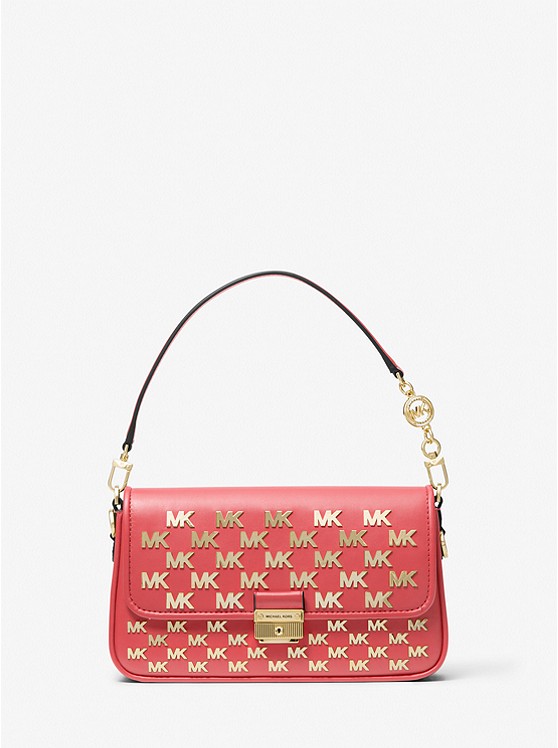 Michael Kors Bradshaw Schultertaschen Damen Rot | Österreich-0838771