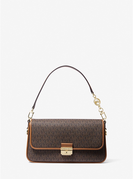 Michael Kors Bradshaw Schultertaschen Damen Braun Gelb Braun | Österreich-4918307