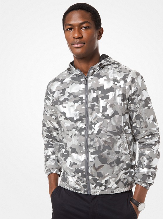 Michael Kors Camouflage Jacke Herren Grau | Österreich-8715349