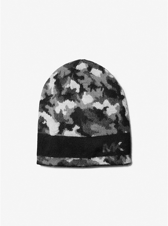Michael Kors Camouflage Mütze Herren Schwarz | Österreich-8779308