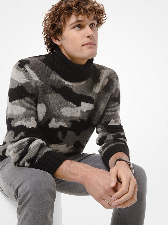 Michael Kors Camouflage Pullover Herren Mehrfarbig | Österreich-3145879