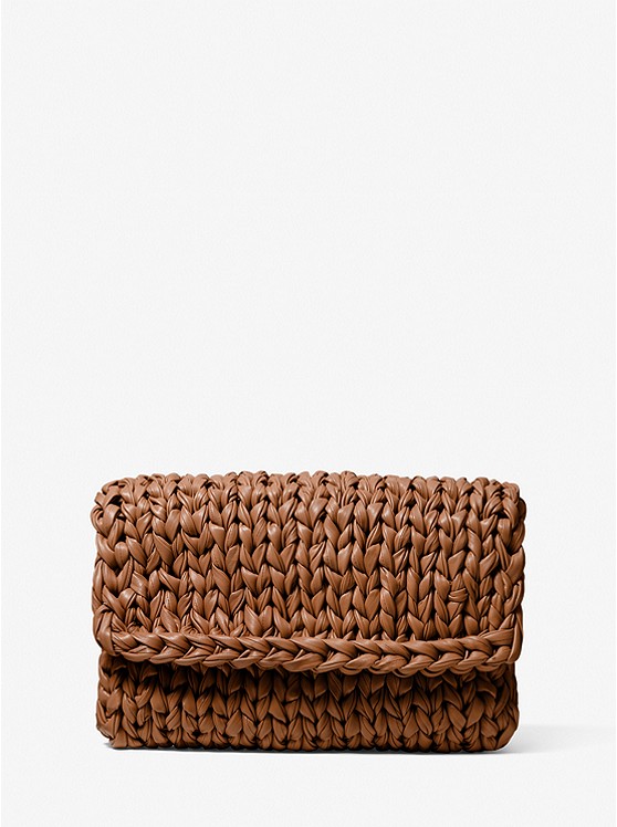 Michael Kors Carly Clutch Tasche Damen Braun | Österreich-5398418