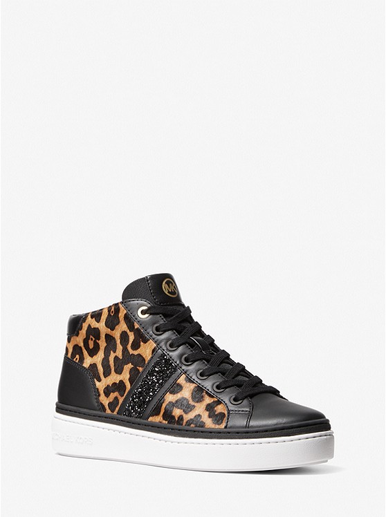 Michael Kors Chapman High Top Sneakers Damen Leopard | Österreich-9375074