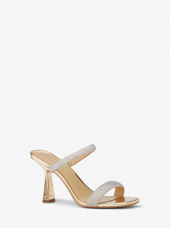 Michael Kors Clara Sandalen Damen Gold | Österreich-9814770
