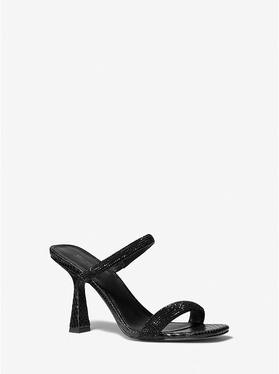 Michael Kors Clara Sandalen Damen Schwarz | Österreich-0783819