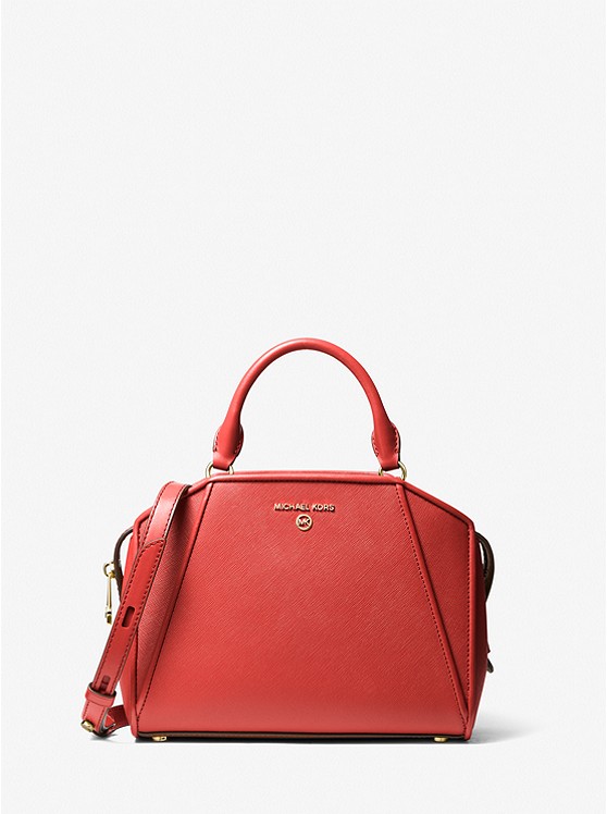 Michael Kors Cleo Schulranzen Damen Rot | Österreich-9143785