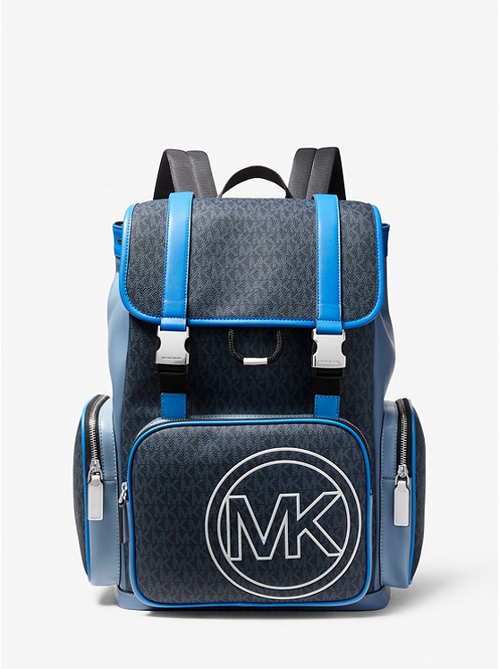 Michael Kors Cooper Rucksäcke Herren Blau Mehrfarbig | Österreich-5801793