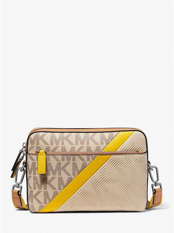 Michael Kors Cooper crossbody taschen Herren Khaki | Österreich-5481078