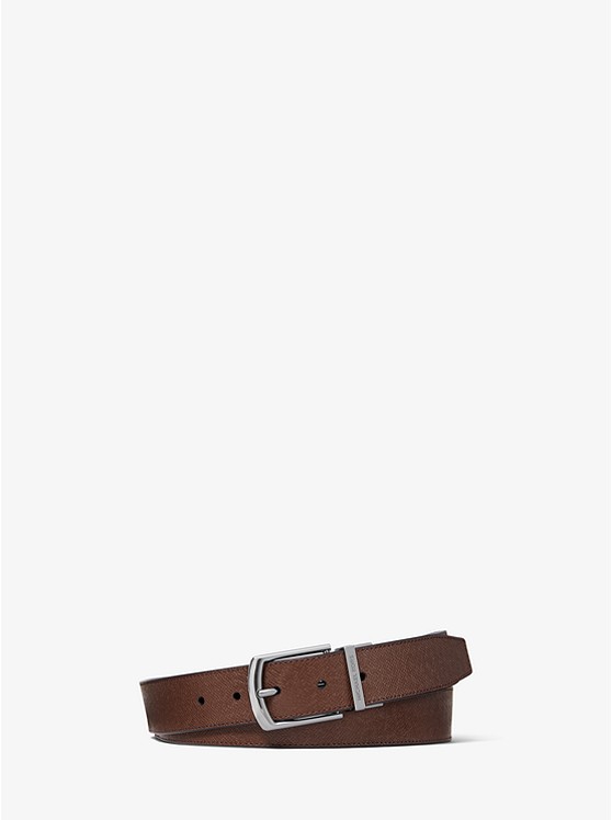 Michael Kors Crossgrain Gürtel Herren Schwarz | Österreich-5873479