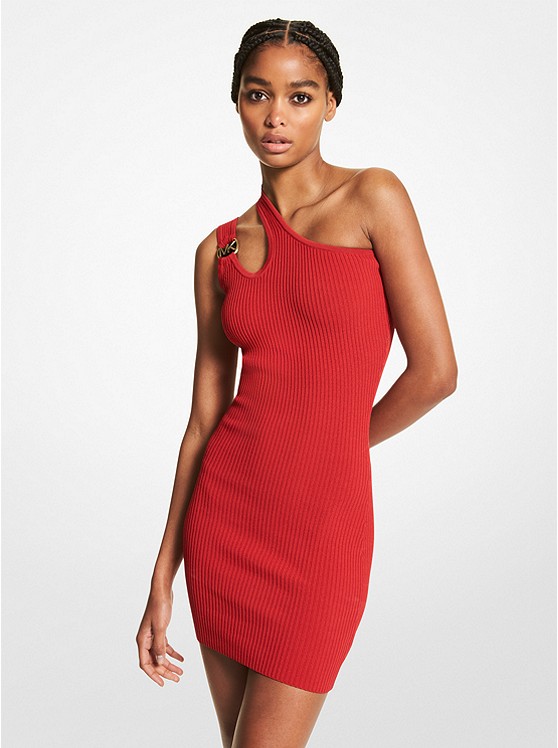 Michael Kors Cutout Kleider Damen Rot | Österreich-4809715
