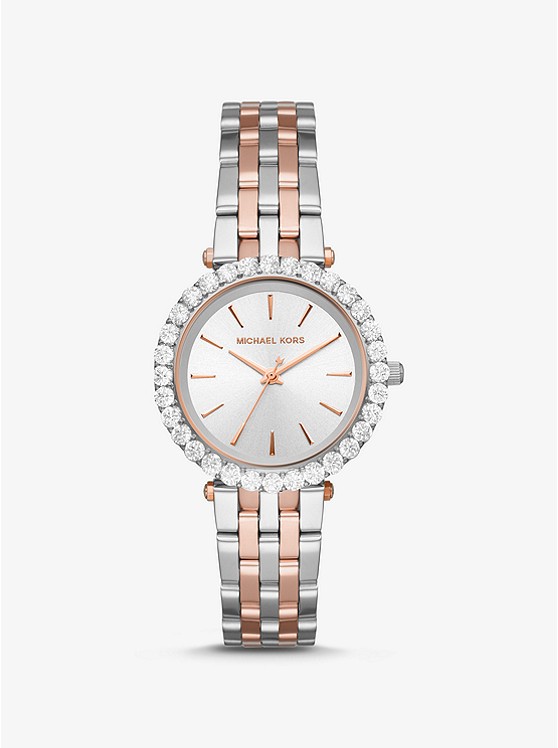 Michael Kors Darci Uhren Damen Silber Gold | Österreich-9788407