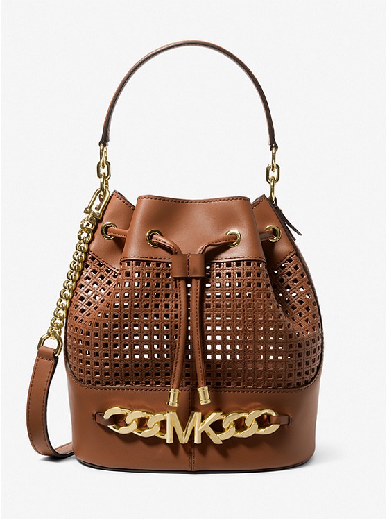 Michael Kors Devon Bucket Tasche Damen Braun | Österreich-8479831