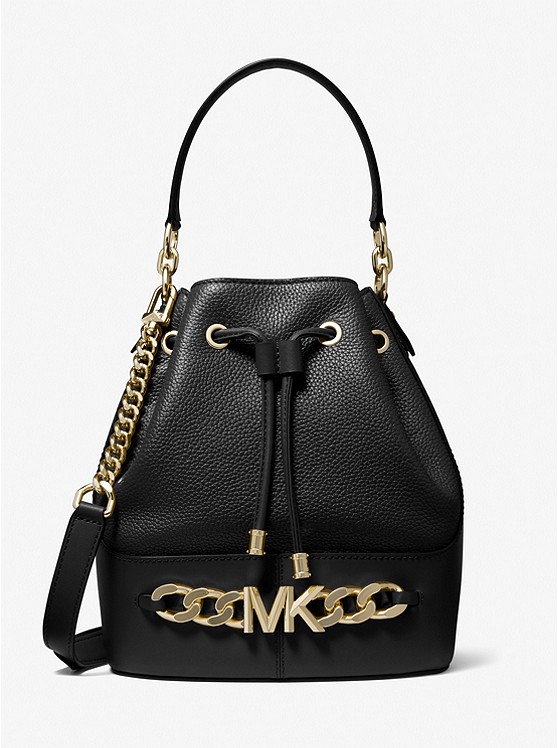 Michael Kors Devon Bucket Tasche Damen Schwarz | Österreich-8109877