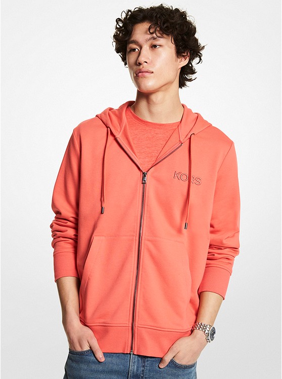 Michael Kors Embroidered Hoodie Herren Orange | Österreich-3974880