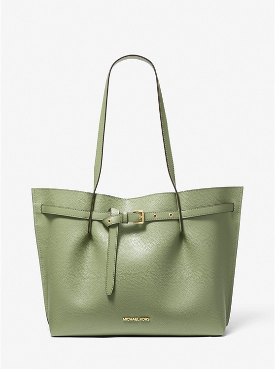 Michael Kors Emilia Tragetaschen Damen Hellolivgrün | Österreich-8458031