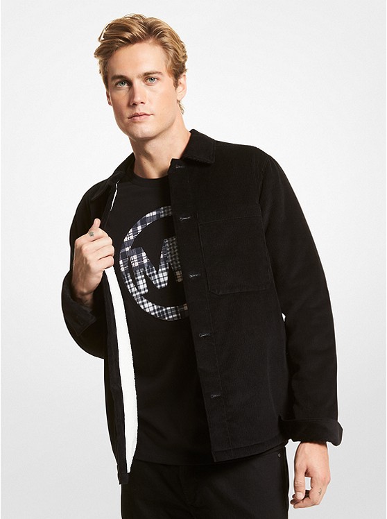 Michael Kors Faux Jacke Herren Schwarz | Österreich-0797485