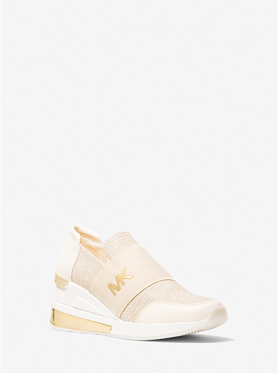 Michael Kors Felix Sportschuhe Damen Khaki | Österreich-8790718