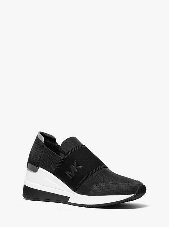Michael Kors Felix Sportschuhe Damen Schwarz | Österreich-4138798