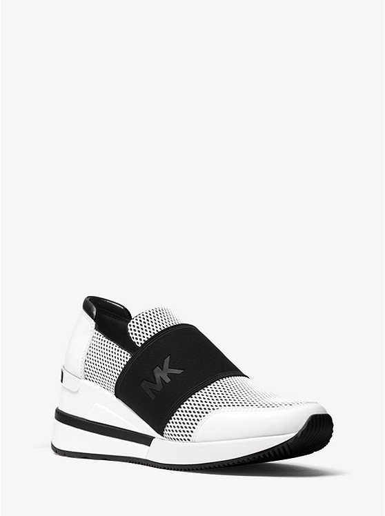 Michael Kors Felix Sportschuhe Damen Weiß | Österreich-5848907
