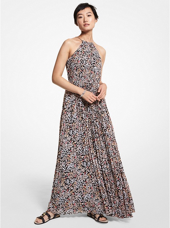 Michael Kors Floral Kleider Damen Rosa | Österreich-0778451