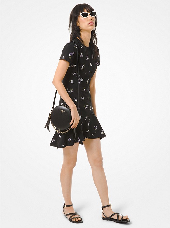 Michael Kors Floral Kleider Damen Schwarz | Österreich-8774510