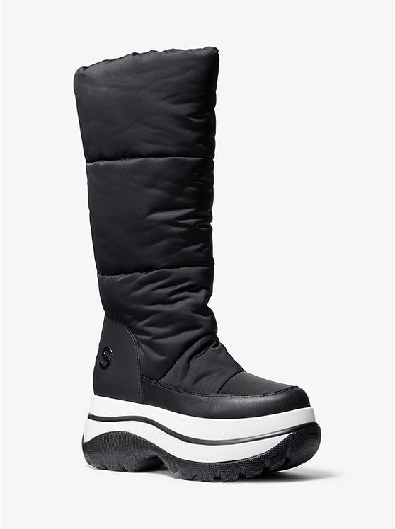 Michael Kors Gamma Plateau Stiefel Damen Schwarz | Österreich-0971475