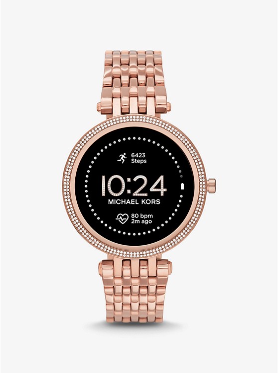 Michael Kors Gen 5E Smartwatches Damen Rosa Gold | Österreich-5873198