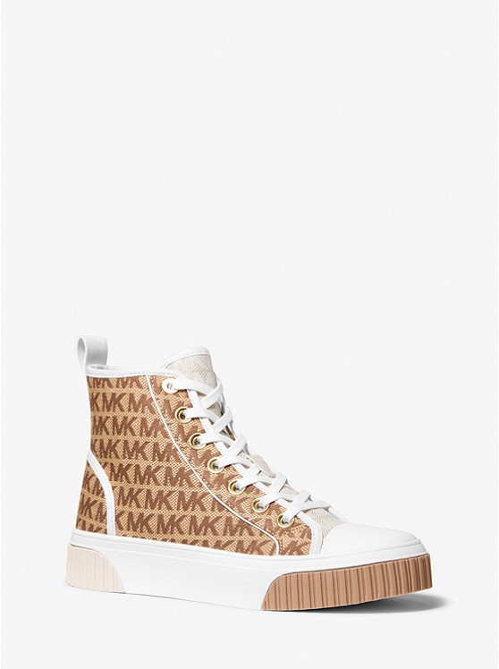 Michael Kors Gertie High Top Sneakers Damen Braun | Österreich-7805947