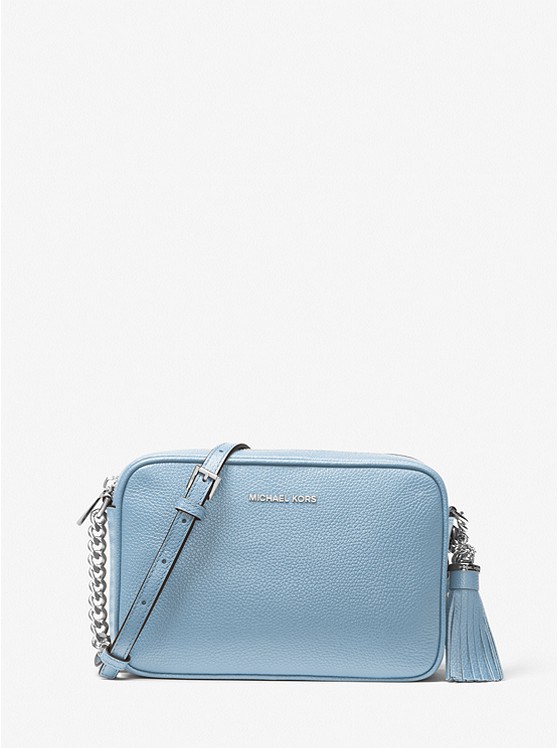 Michael Kors Ginny crossbody taschen Damen Azurblau | Österreich-1077488