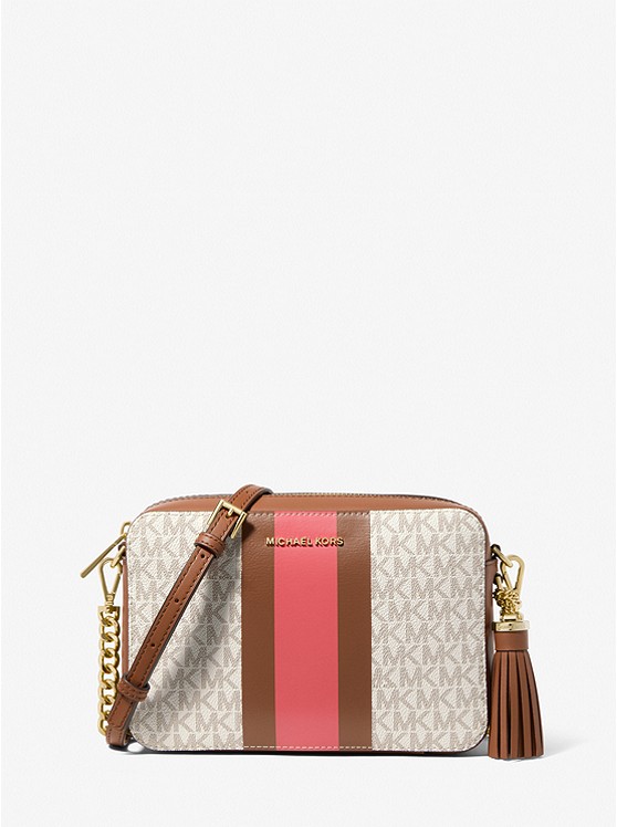 Michael Kors Ginny crossbody taschen Damen Braun Gelb Braun | Österreich-8797453