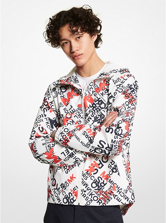 Michael Kors Graphic Hooded Herren Türkis | Österreich-8371504