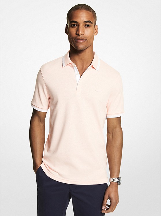 Michael Kors Greenwich Polo Hemd Herren Hellrosa | Österreich-3819850