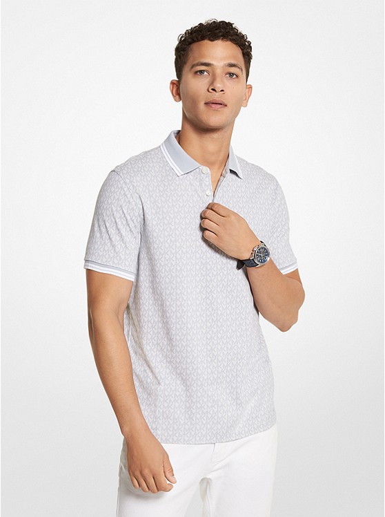 Michael Kors Greenwich Polo Hemd Herren Grau | Österreich-7581497