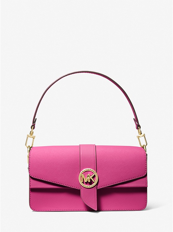 Michael Kors Greenwich Schultertaschen Damen Rosa | Österreich-7398541