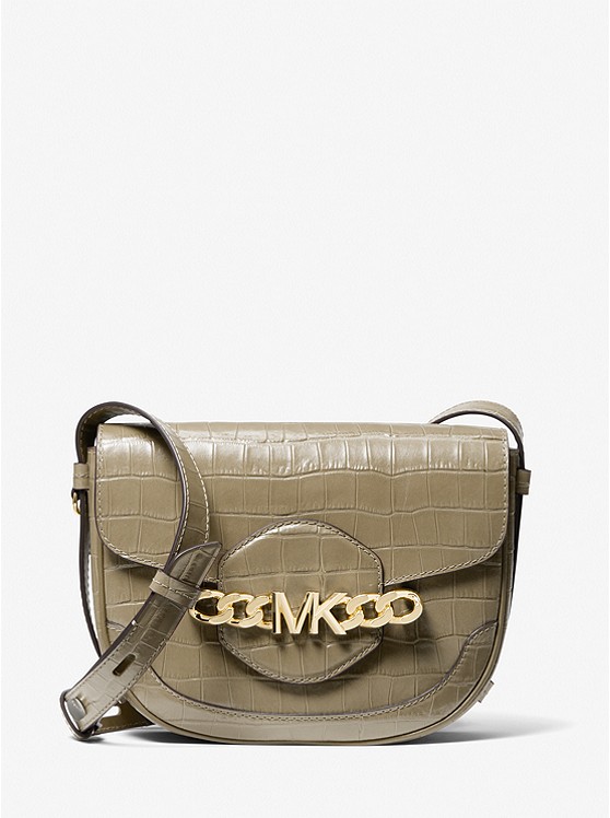 Michael Kors Greenwich crossbody taschen Damen Olivgrün | Österreich-3805194