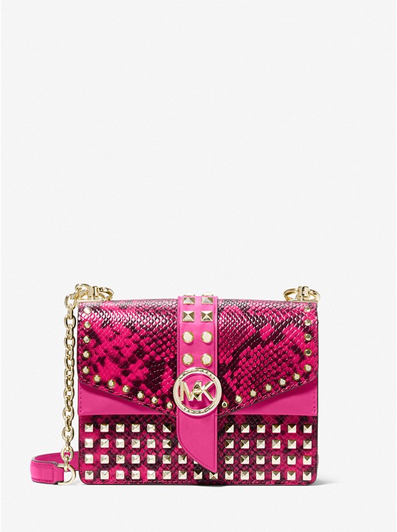 Michael Kors Greenwich crossbody taschen Damen Schlangenoptik | Österreich-7517848