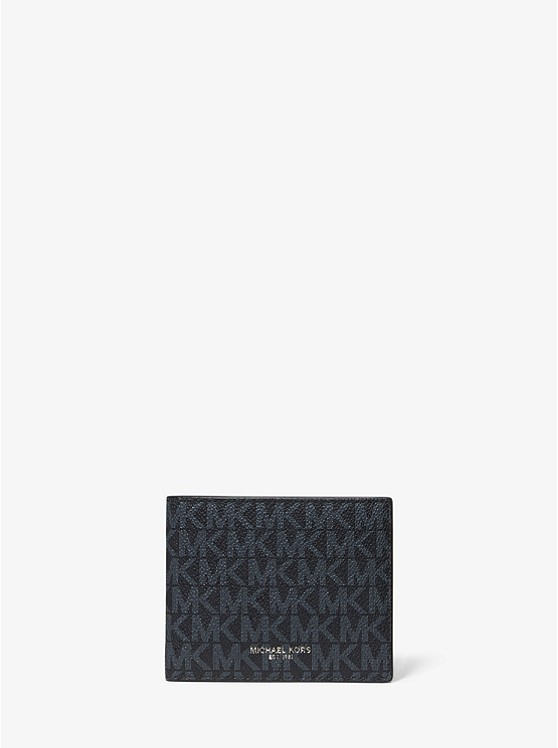Michael Kors Greyson Bifold Geldbörse Herren Schwarz | Österreich-8503877