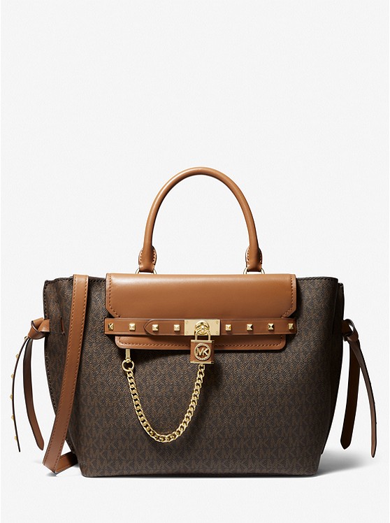 Michael Kors Hamilton Schulranzen Damen Braun Gelb Braun | Österreich-3758814