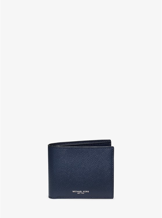 Michael Kors Harrison Bifold Geldbörse Herren Blau | Österreich-7810534