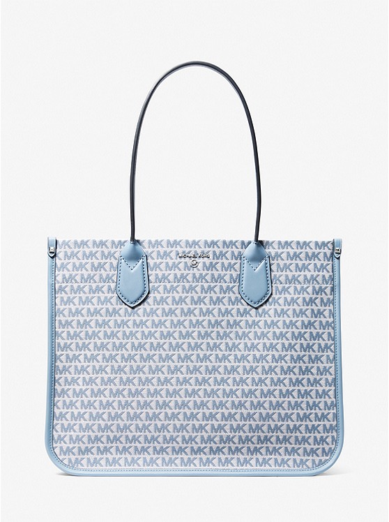 Michael Kors Heidi Tragetaschen Damen Azurblau | Österreich-4710389