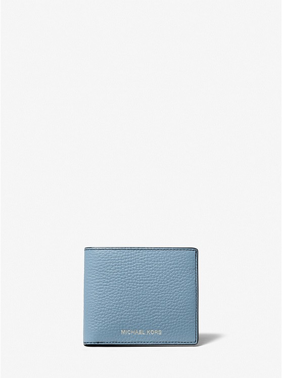 Michael Kors Hudson Bifold Geldbörse Herren Azurblau Schwarz | Österreich-0975348